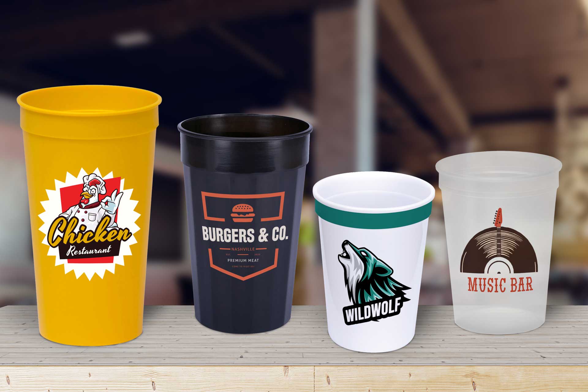 Custom Printed Restaurant Cups